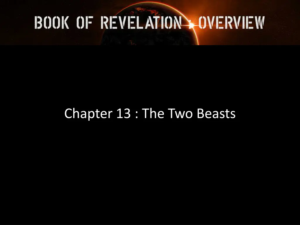 chapter 13 the two beasts