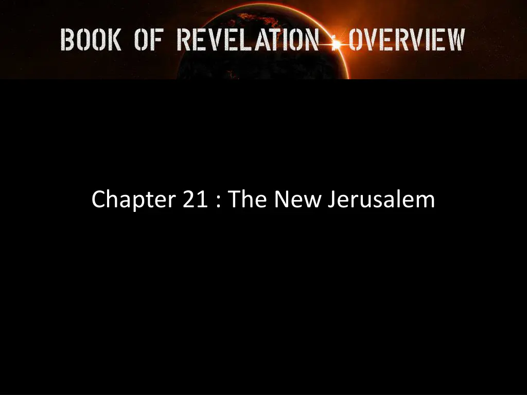 chapter 21 the new jerusalem