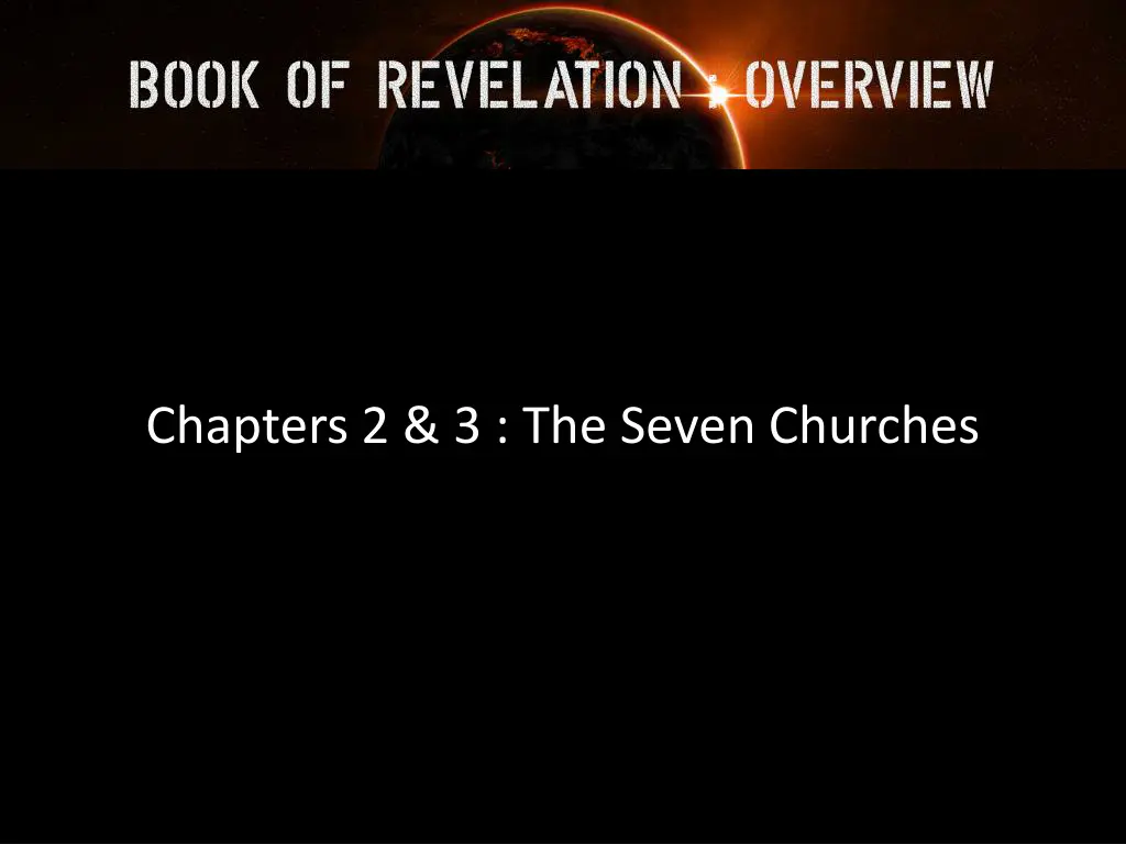 chapters 2 3 the seven churches