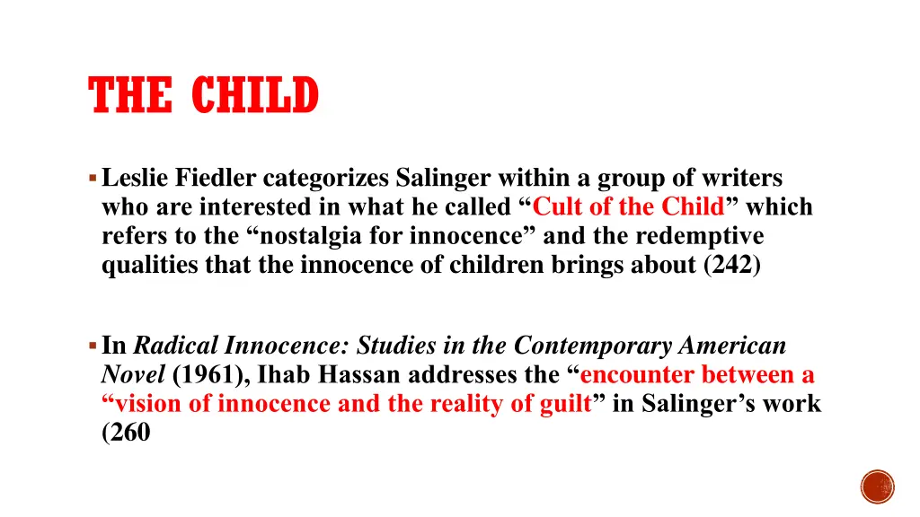 the child