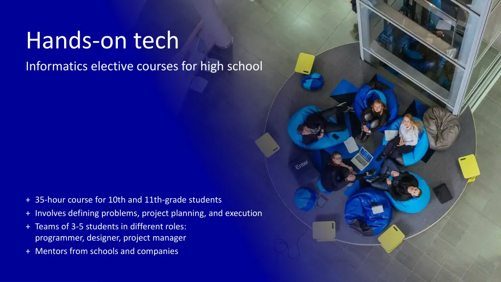 hands on tech informatics elective courses