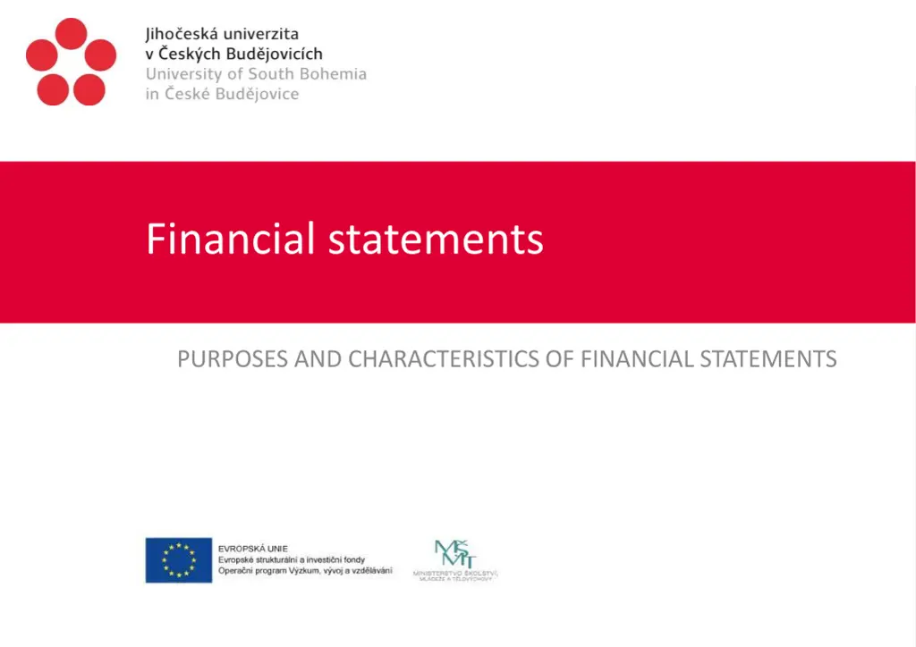 financial statements