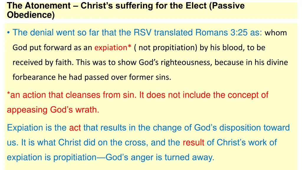 the atonement christ s suffering for the elect 10