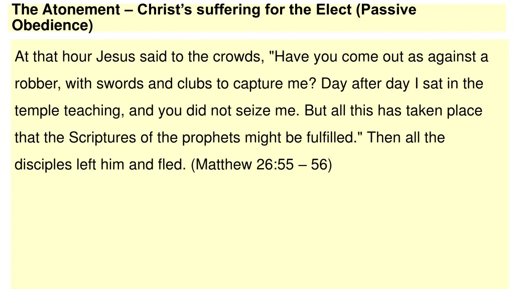 the atonement christ s suffering for the elect 3