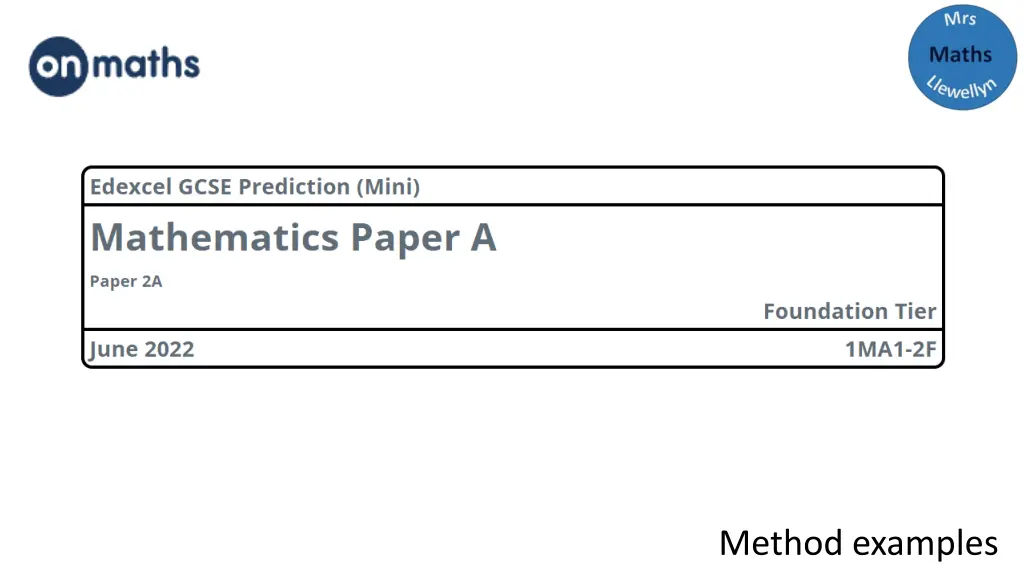 method examples