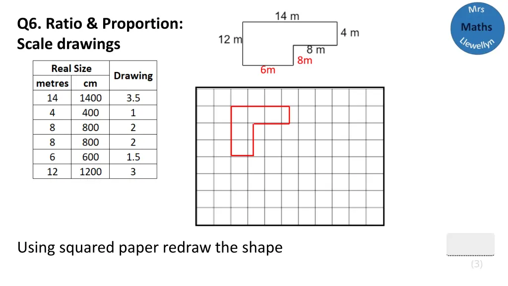 q6 ratio proportion scale drawings 1