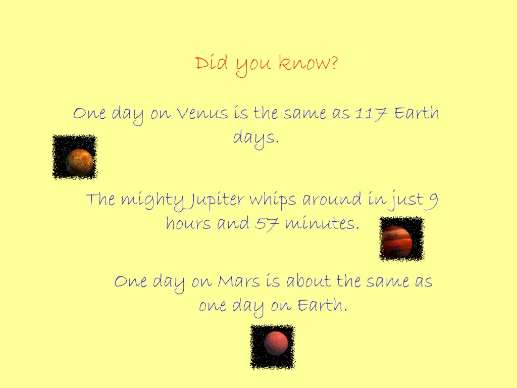 did you know