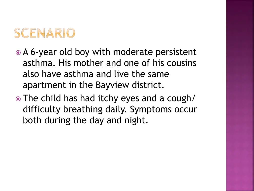 scenario