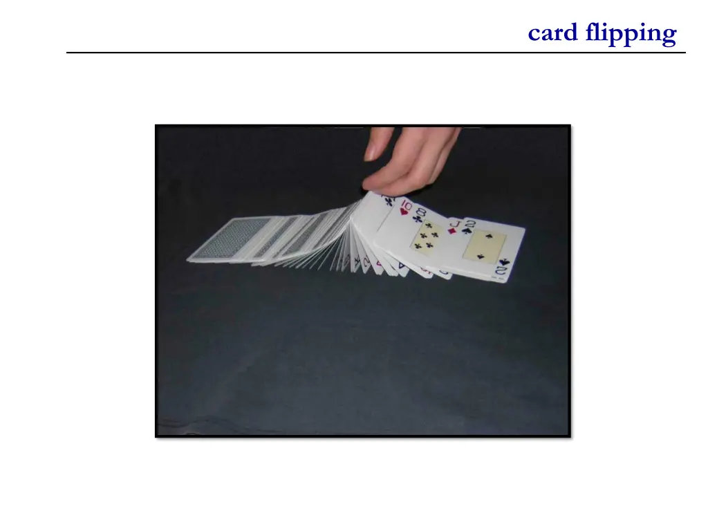 card flipping