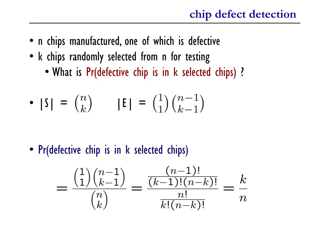 chip defect detection