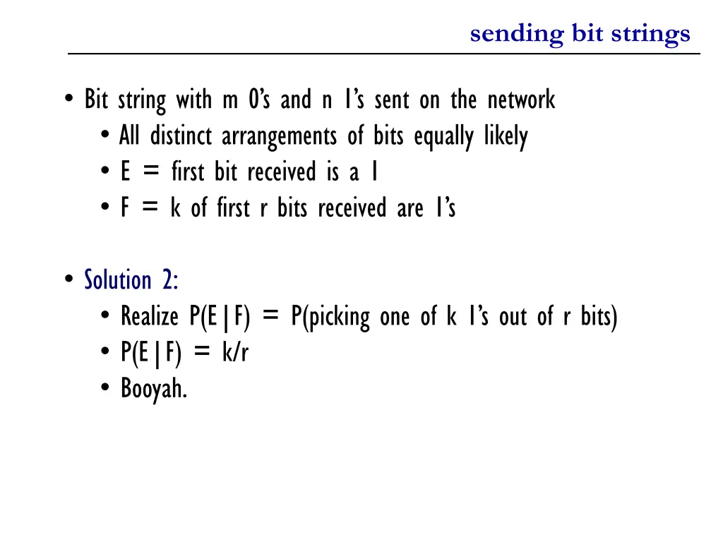 sending bit strings 2