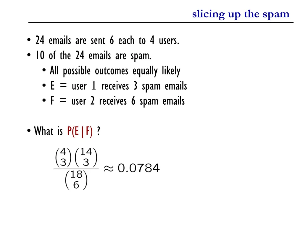 slicing up the spam 2