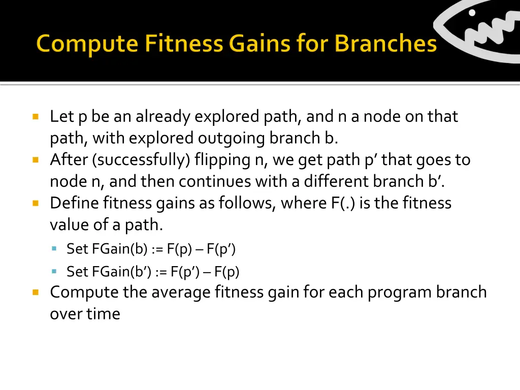 let p be an already explored path and n a node