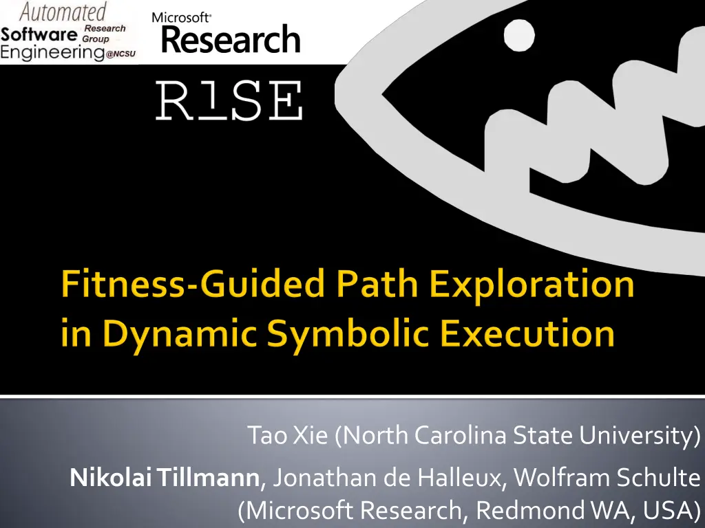 tao xie north carolina state university