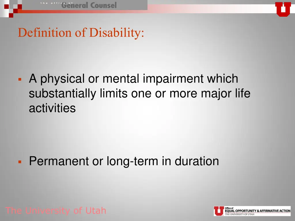 definition of disability