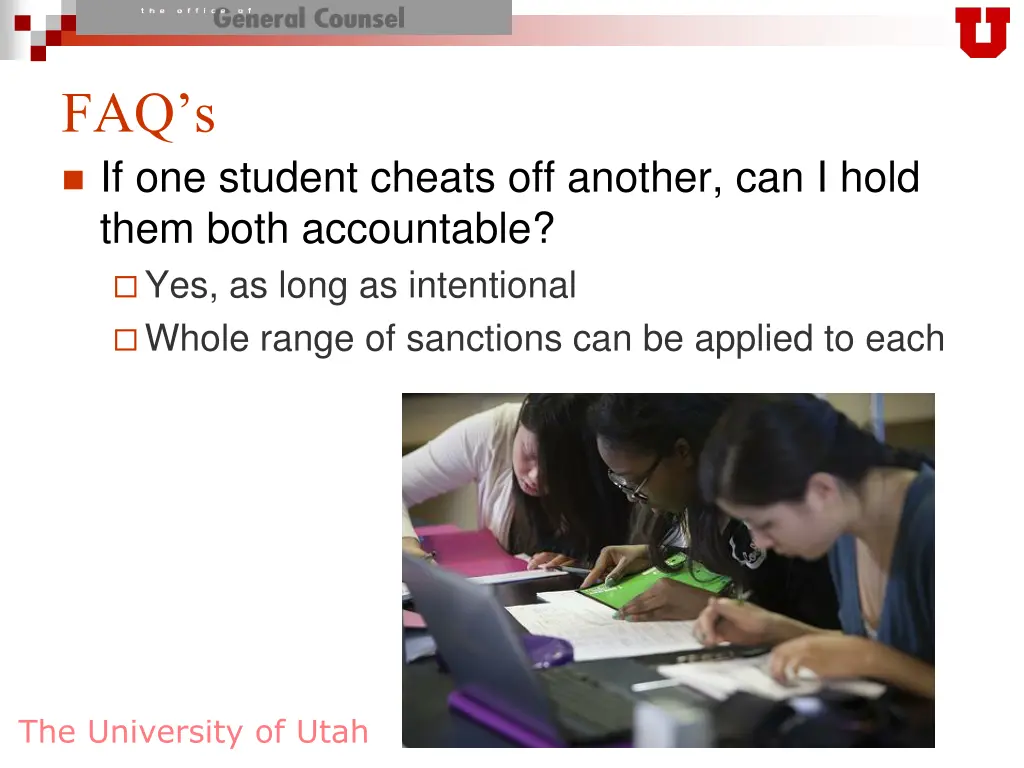 faq s if one student cheats off another