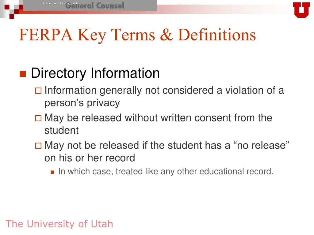 ferpa key terms definitions 3