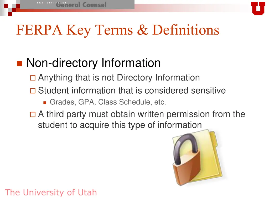 ferpa key terms definitions 5
