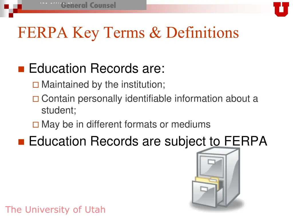 ferpa key terms definitions
