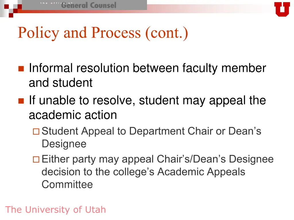 policy and process cont