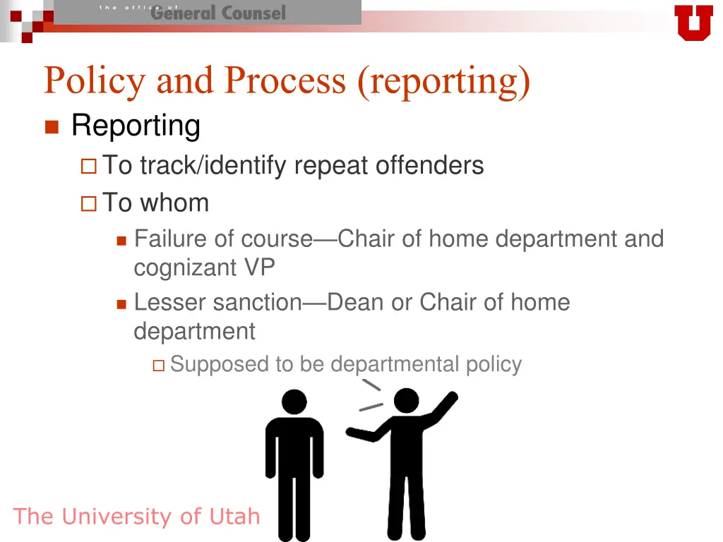 policy and process reporting reporting to track