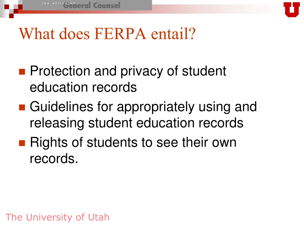 what does ferpa entail