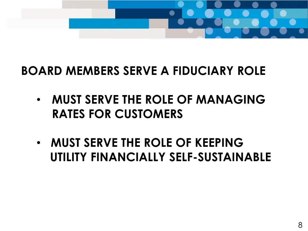 board members serve a fiduciary role