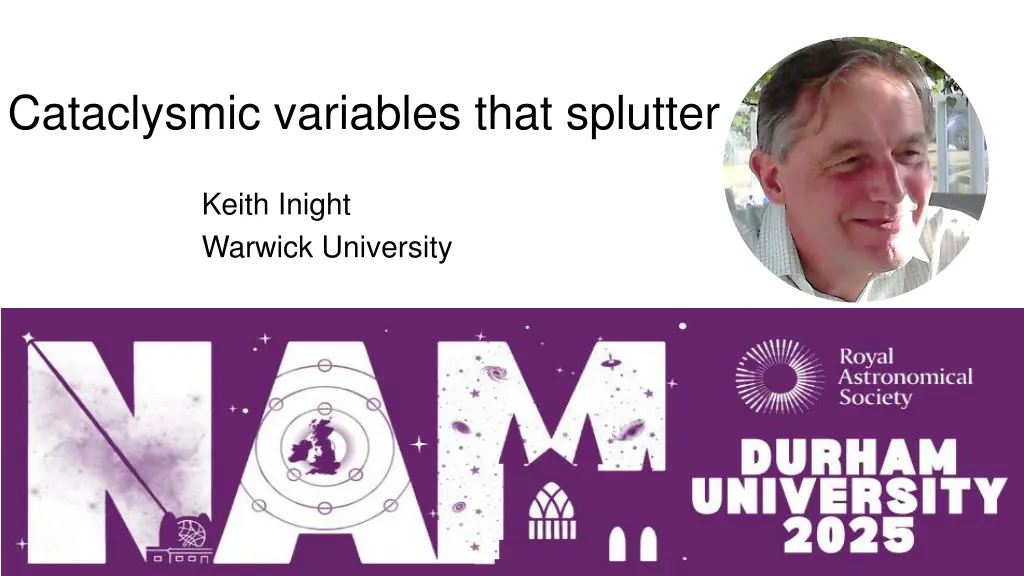 cataclysmic variables that splutter
