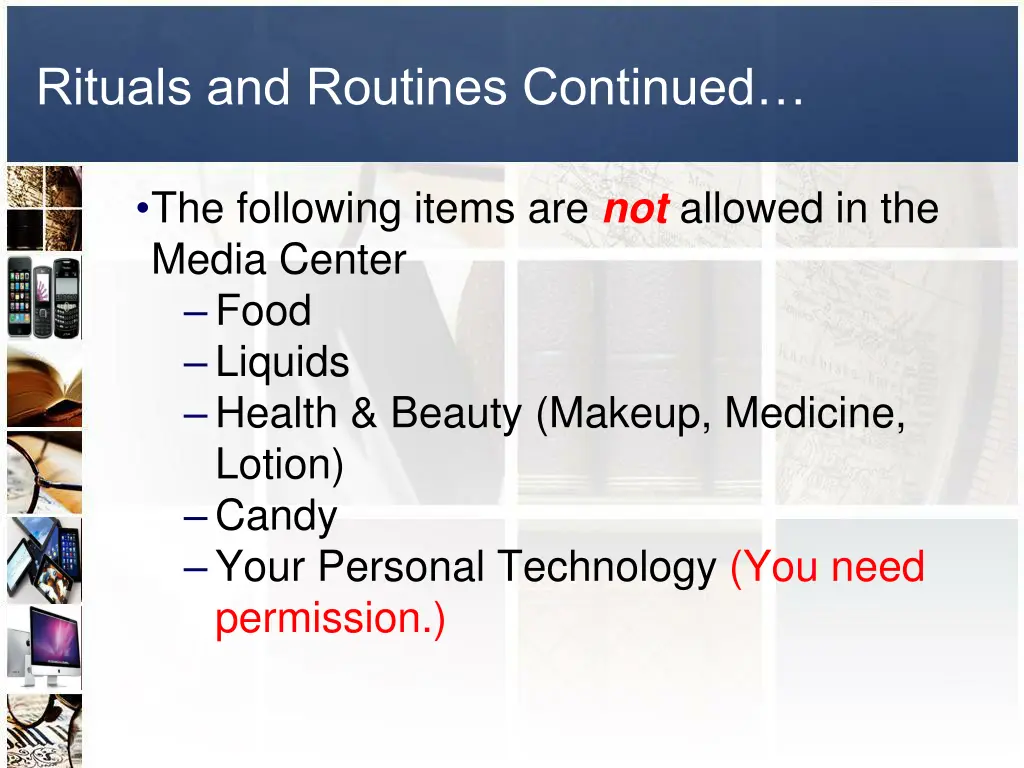 rituals and routines continued 1