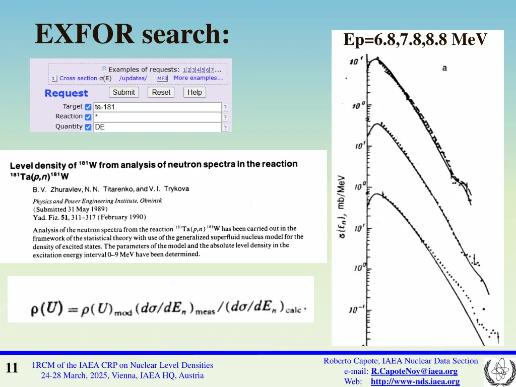exfor search