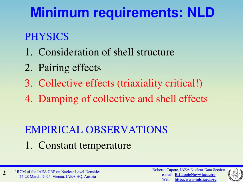 minimum requirements nld