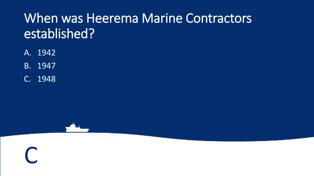 when was heerema marine contractors when