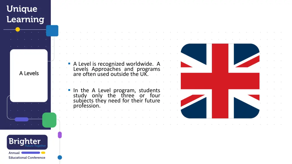 a level is recognized worldwide a levels