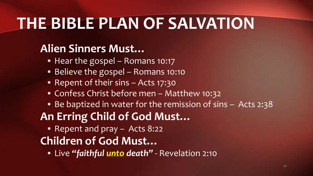 the bible plan of salvation