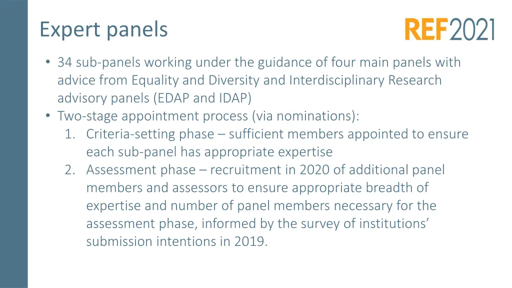 expert panels