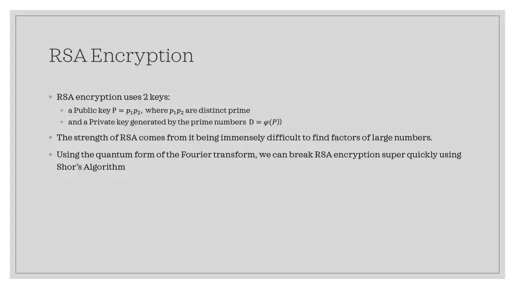 rsa encryption