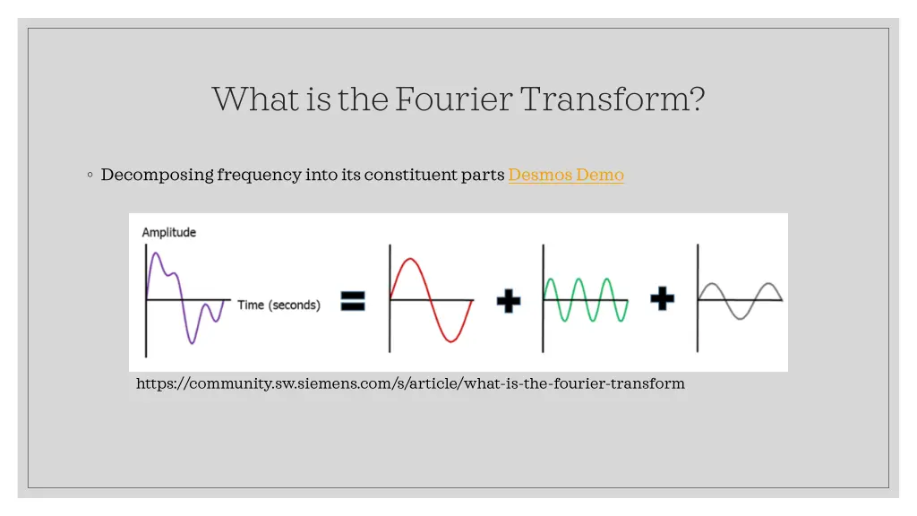 what is the fourier transform