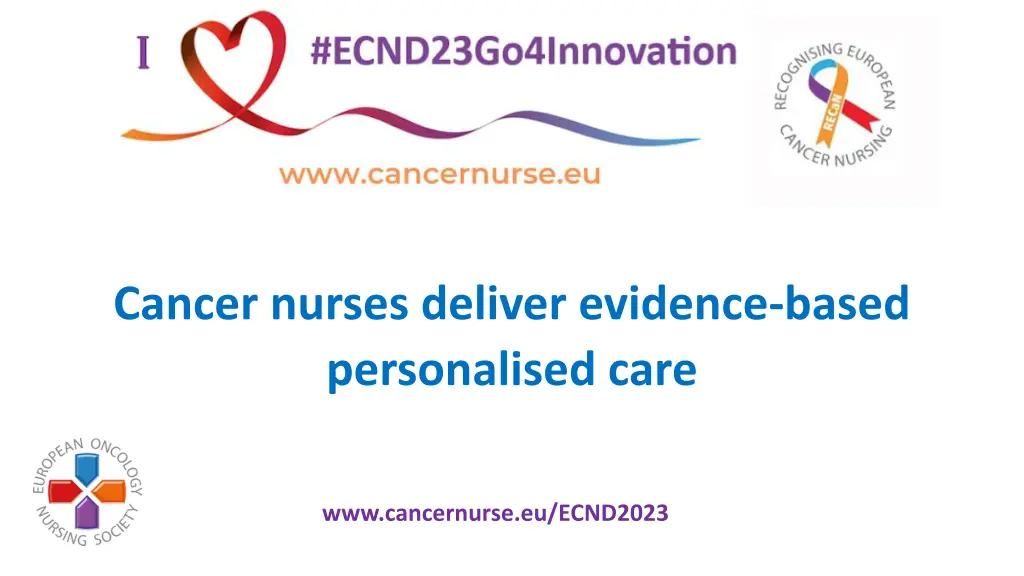 cancer nurses deliver evidence based personalised