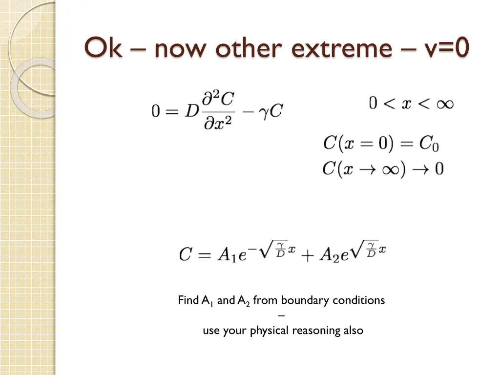 ok now other extreme v 0 1