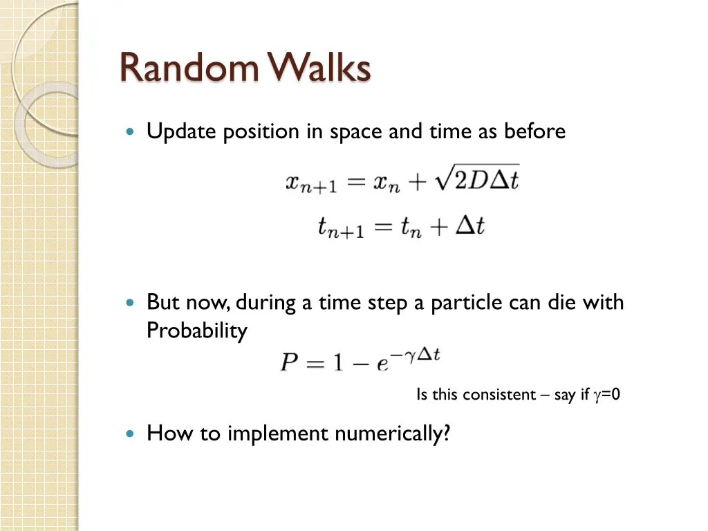 random walks
