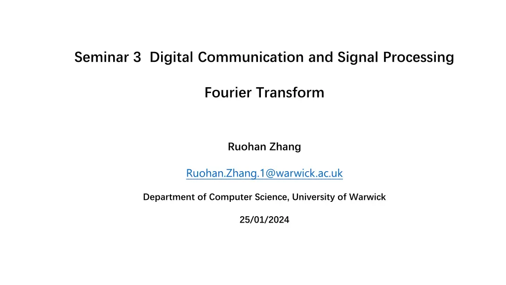 seminar 3 digital communication and signal