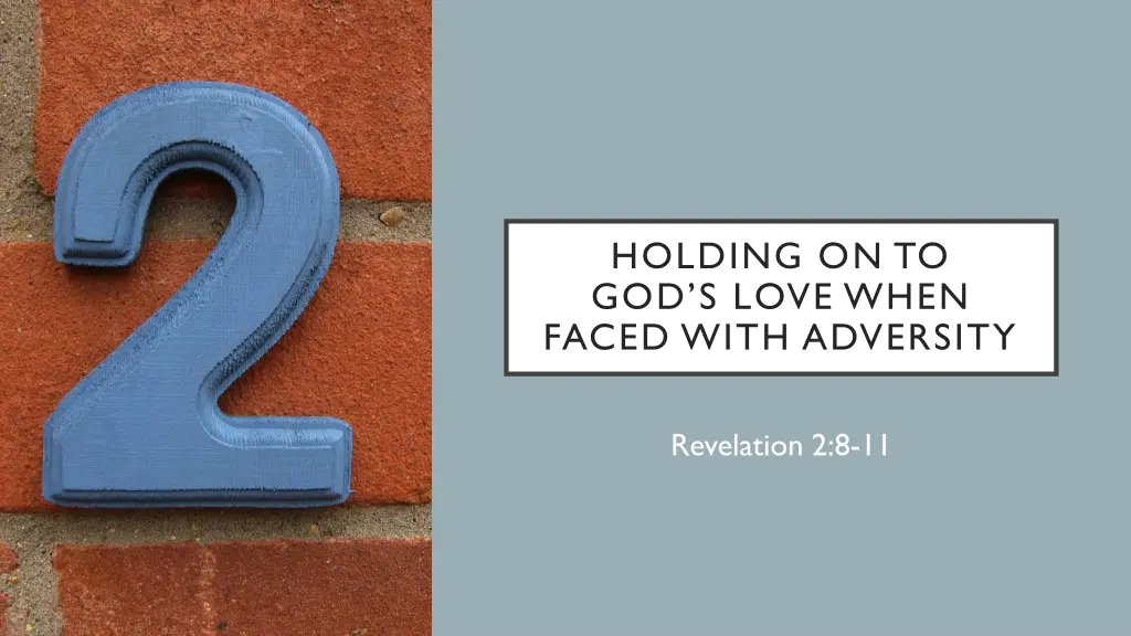 holding on to god s love when faced with adversity