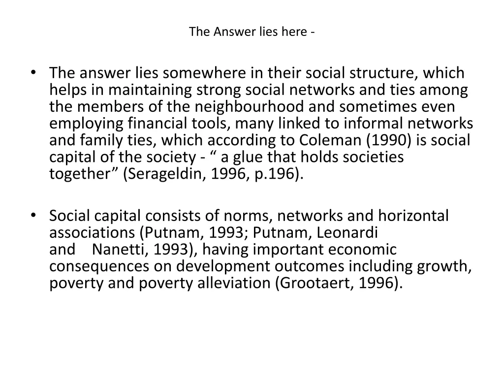 the answer lies here