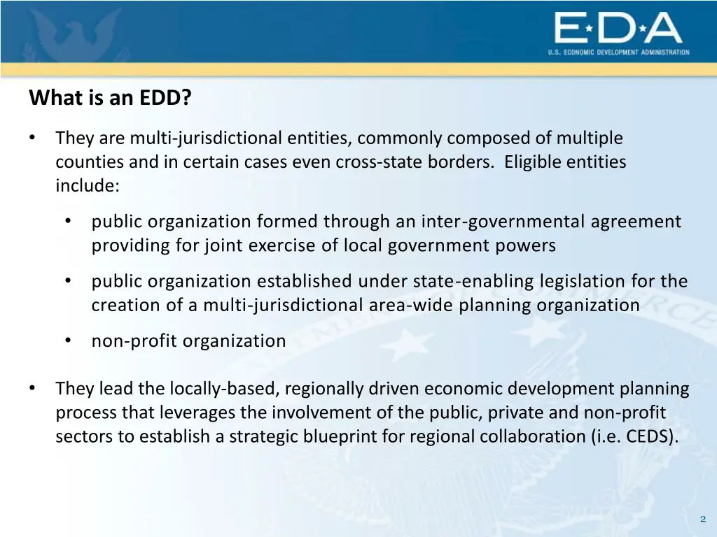 what is an edd