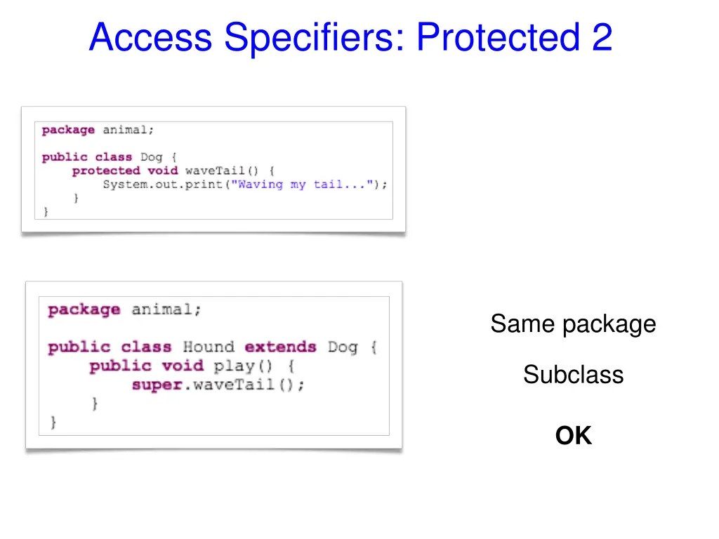 access specifiers protected 2