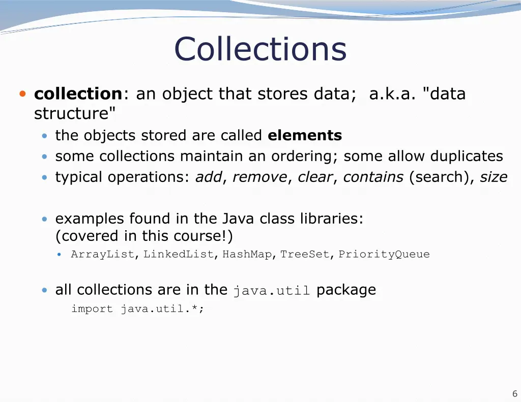 collections