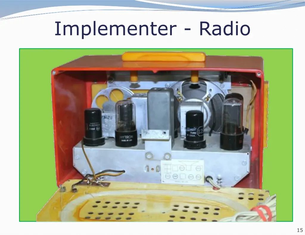 implementer radio