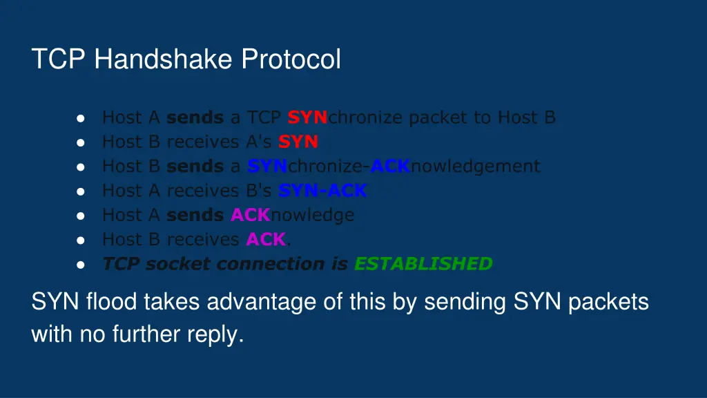 tcp handshake protocol