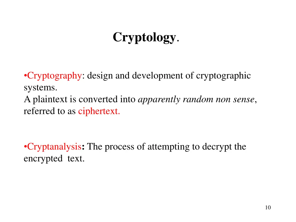 cryptology