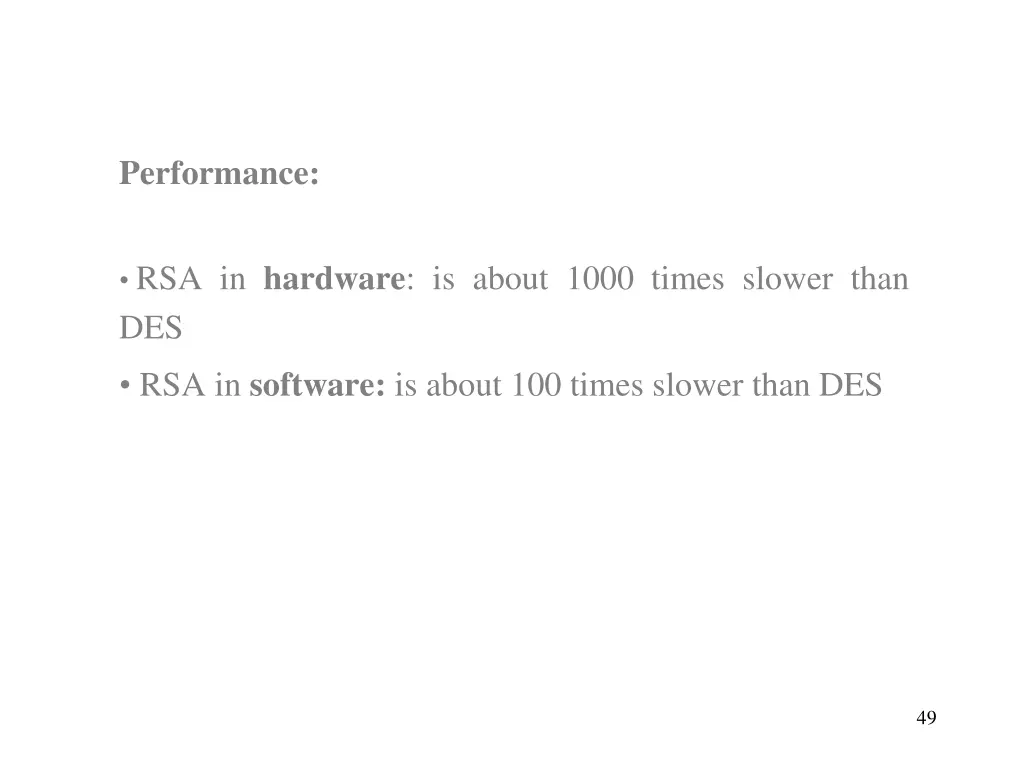 performance